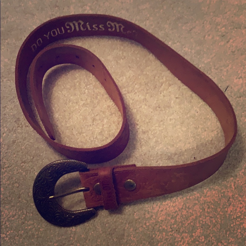 Miss me genuine leather belt